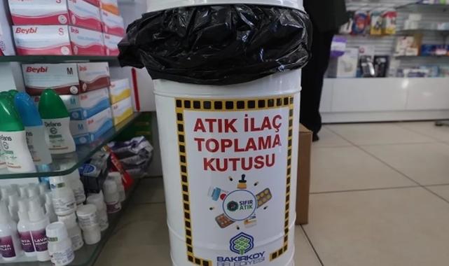 İstanbul Bakırköy'de atık ilaçlar toplanıyor