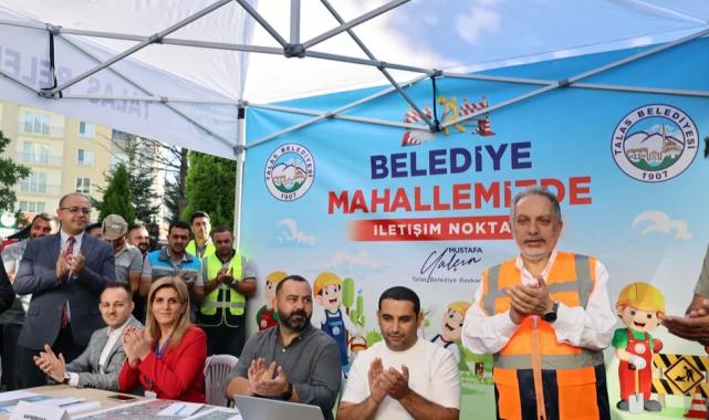 Kayseri Talas'ta 'Belediye Mahallemizde' projesi geri döndü