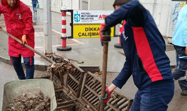 Kocaeli Büyükşehir’den olası su baskınlarına karşı tedbir