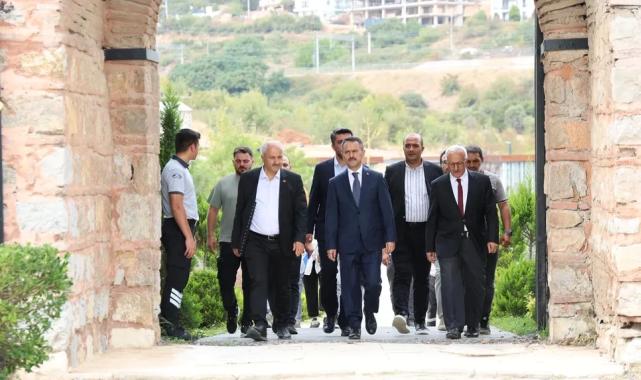 Kocaeli Valisi Aktaş'tan Eskihisar Kalesi ve Osman Hamdi Bey Müzesi’ne inceleme