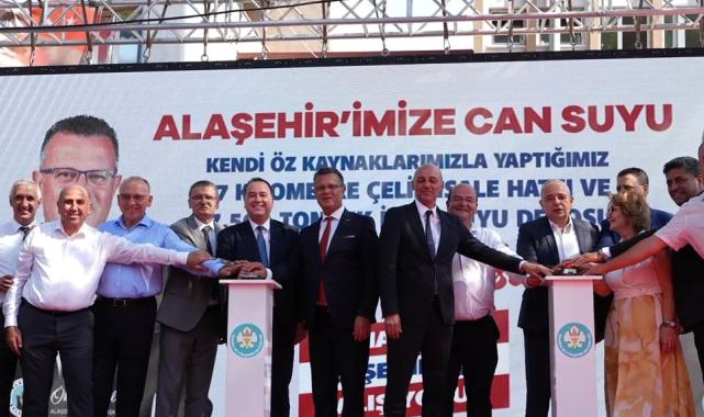 Manisa Alaşehir’in 20 yıllık su sorunu tarihe karıştı
