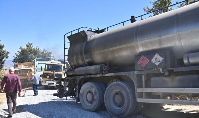 Manisa'da 40 yıl sonra gelen asfalt sevinci