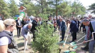Bursa Gürsu'da yanan alanda ilk ders yapıldı