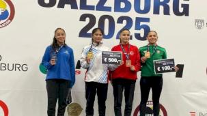 Milli karateci Avusturya’dan gümüş madalyayla döndü