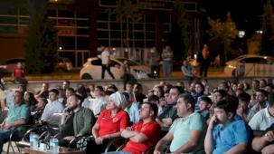 Nevşehir'de milli maç coşkusu