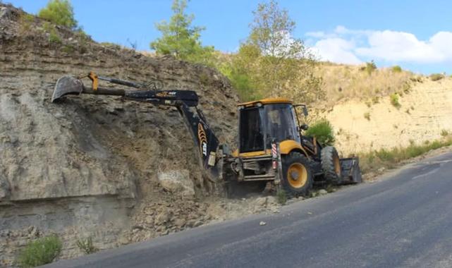 Antalya Manavgat yollarında kış mesaisi