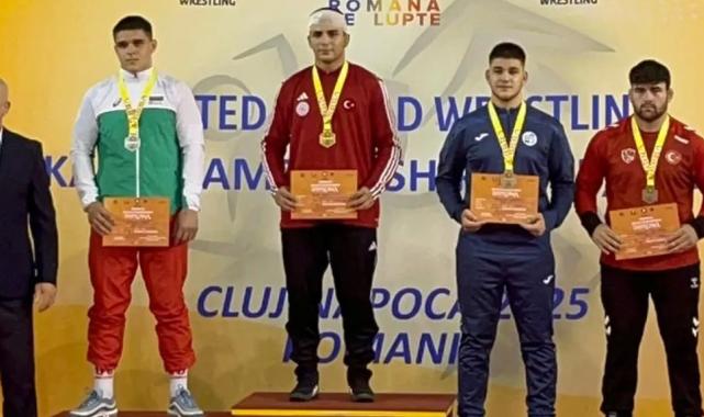 Gebzeli güreşçiler Balkan Şampiyonası'ndan madalyalarla döndü