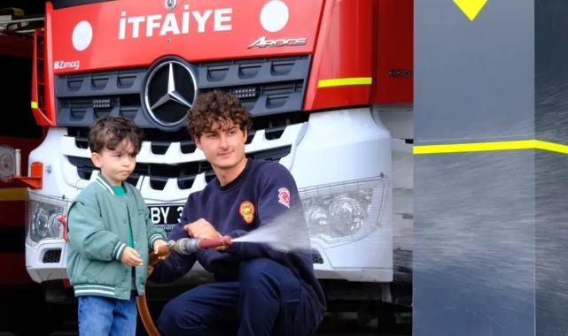 Kocaelili minikler itfaiyecilik mesleğini yakından tanıdı