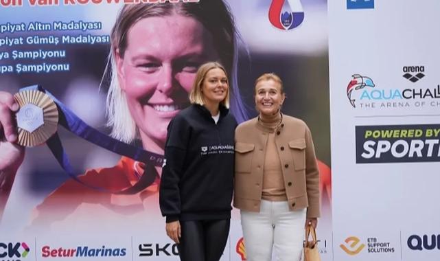 Olimpiyat şampiyonu Sharon van Rouwendaal Türkiye'de