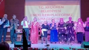Ankara Keçiören'de emeklilerin 'sıra' coşkusu