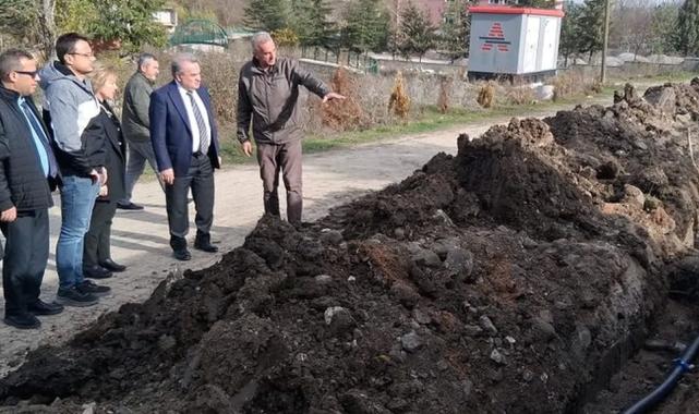 Bozüyük’te içme suyu müjdesi... Muratdere’ye 4 bin 500 metrelik yeni hat