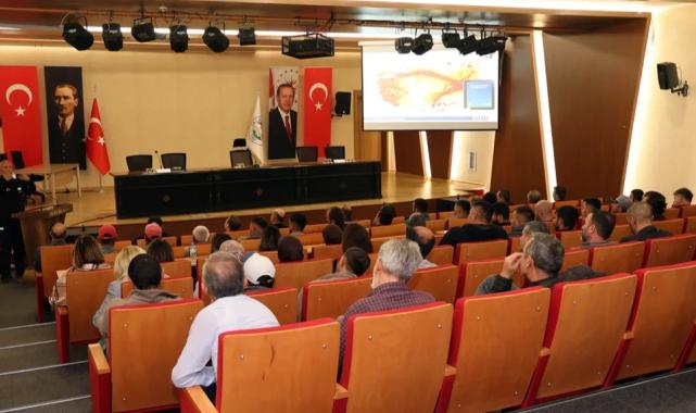 Kayseri Talas'tan personele afet eğitimi