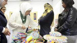 Emine Erdoğan'dan Johannesburg'ta Ulusal Miras Sergisi’ne ziyaret