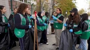 İstanbul Beylikdüzü’nde gençlerden 'çevre' mesajı