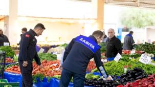İzmir Narlıdere pazarında kapsamlı denetim
