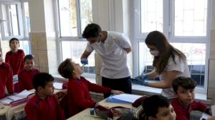 Kayseri Kocasinan'dan öğrencilere ağız ve diş sağlığı taraması