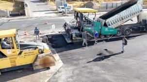 Kayseri Melikgazi'de tam gaz asfalt çalışması
