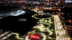 Ordu'da Durugöl, gece görünümüyle hayran bırakıyor