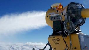 Kayseri Erciyes suni karla yeni sezona hazırlanıyor