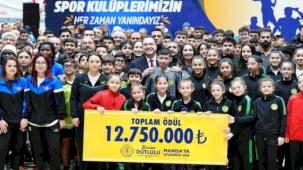 Manisa'dan amatör sporda 123 kulübe maddi destek
