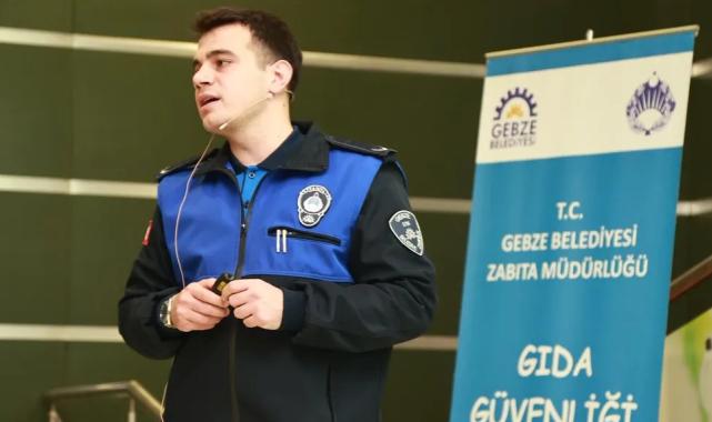 Gebze Zabıtası'ndan 'güvenilir gıda' eğitimi
