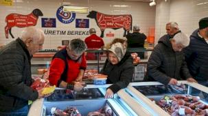 Başkent Market'te et satışı tam gaz