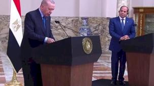 Cumhurbaşkanı Erdoğan es-Sisi ile görüştü... Ticaret, turizm ve bölgesel barış gündemde