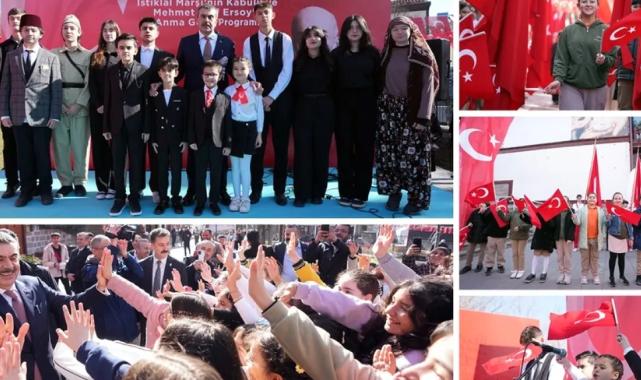 Bakan Tekin 12 Mart programına katıldı