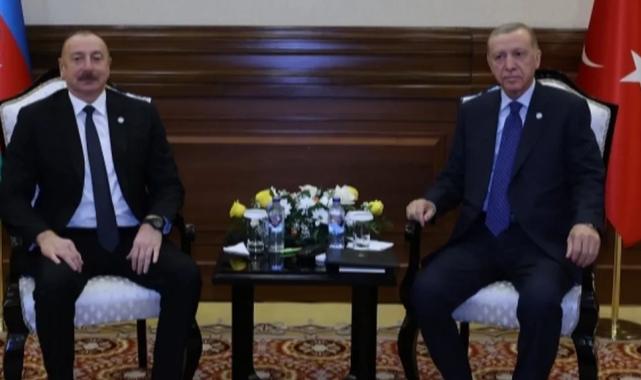 Cumhurbaşkanı Erdoğan Aliyev'le görüştü... Nahçıvan'a saldırıyı kınadı