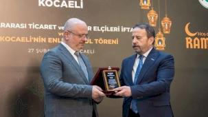 MÜSİAD Kocaeli'den 'Kocaeli'nin Enleri' ödülü Ekaldes'e