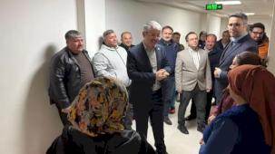 Şaban Çopuroğlu'ndan çat kapı hastane ziyareti