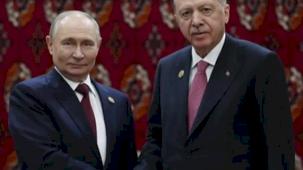 Cumhurbaşkanı Erdoğan, Putin'le görüştü