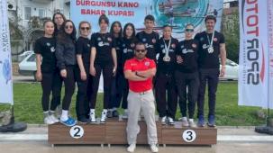 Eskişehirli kanocular Köyceğiz’den gururla döndü