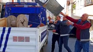 Maltepe'nin iki mahallesinde kaldırım ve yol işgali denetimi