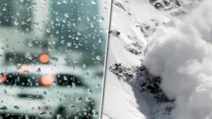 Meteoroloji’den kuvvetli yağış ve çığ uyarısı