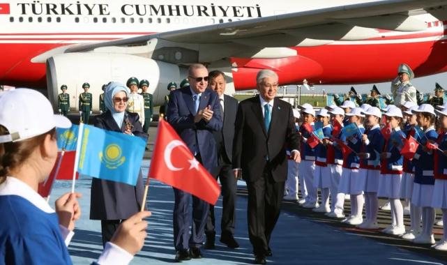 Cumhurbaşkanı Erdoğan Astana'da
