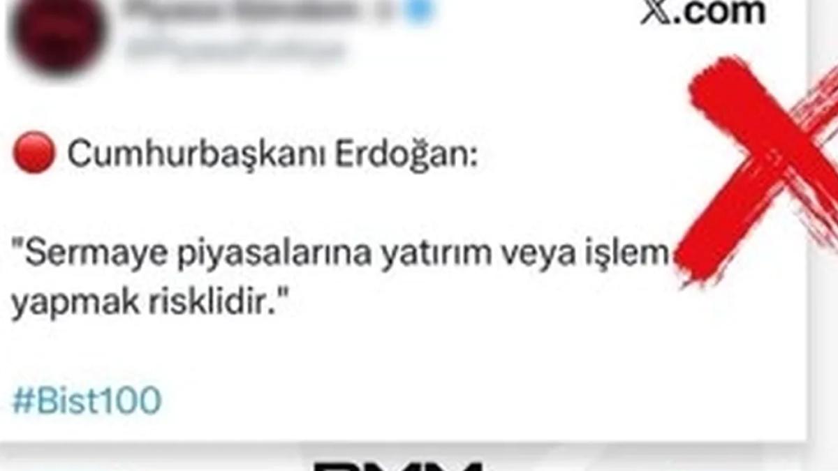 DMM'den 'sermaye piyasaları' açıklaması