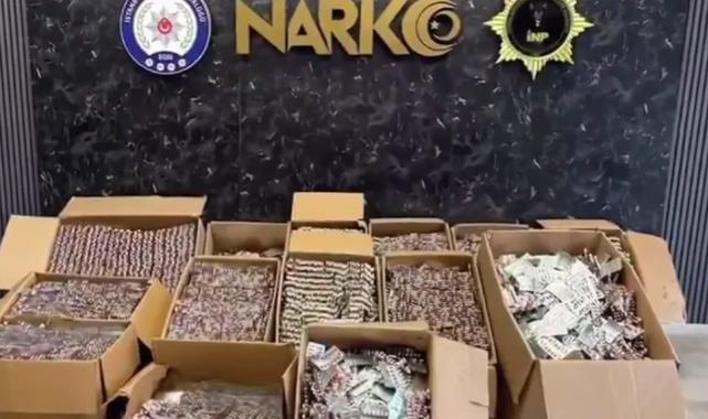 İstanbul’da 560 bin sentetik hap ele geçirildi
