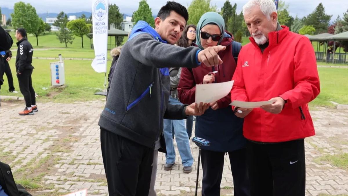 Kayseri Büyükşehir'den oryantiring heyecanı