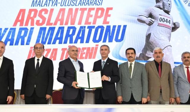 Malatya Arslantepe Yarı Maratonu’nun protokolü imzalandı