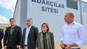 Gaziantep Besi OSB'deki yeni siteye yakın mercek