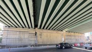 İstanbul'da D-100 Cevizli Kavşağı Üst Geçidi güçlendirildi