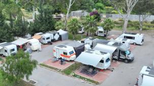 Karavan tutkunlarının bayram rotası Antalya oldu