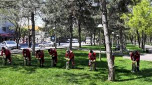 Kayseri Kocasinan'da açık alanlarda yoğun ilaçlama
