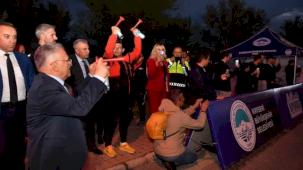 Kayseri'de Gece Koşusu coşkusu