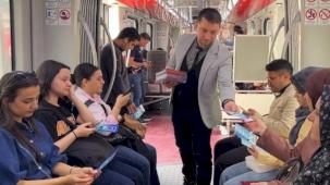 Kayserililere sahada KBB Trafik uygulaması tanıtımı