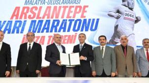 Malatya Arslantepe Yarı Maratonu’nun protokolü imzalandı