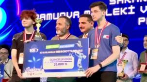 Sakarya’ya robotik alanda Türkiye derecesi