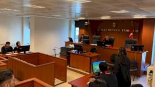 Trabzon’da hukuk öğrencilerine yargı simülasyonu