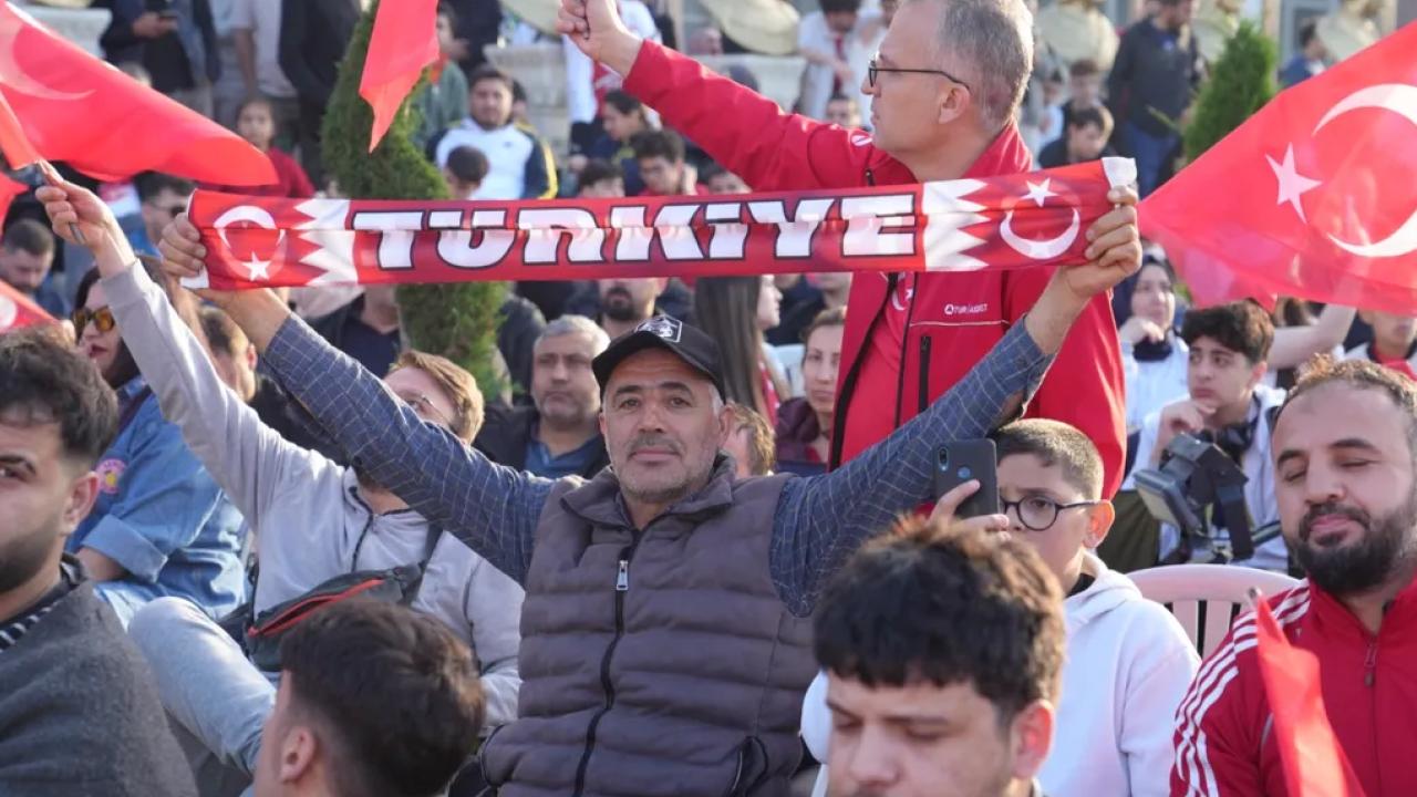 Ankara Keçiören'de milli heyecan